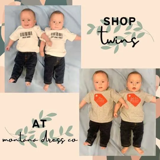 Twin Barcode T-Shirt - Montana Dress Co