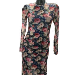 Alternative view of Floral Mesh Dress